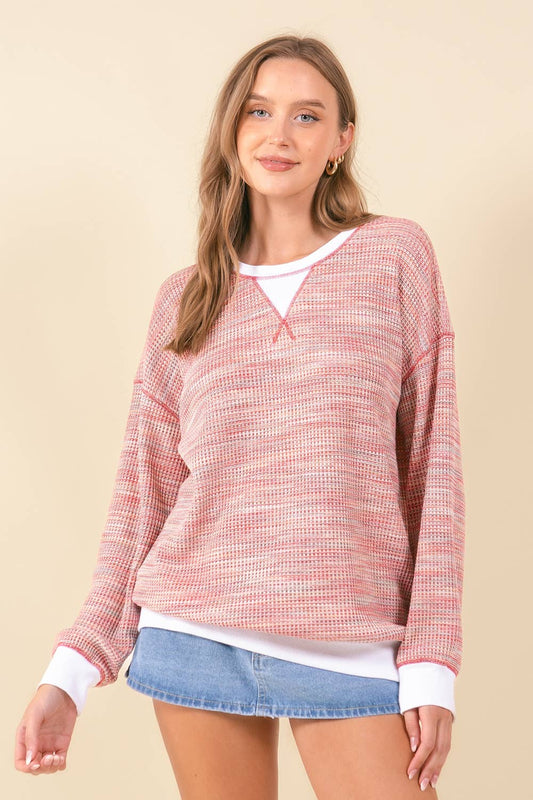 Maureen Waffle Knit