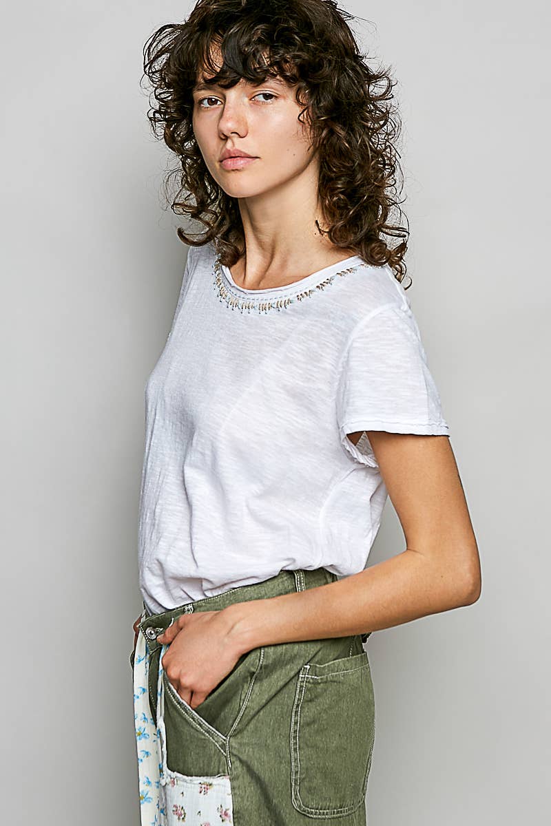 Lynley Tee: White
