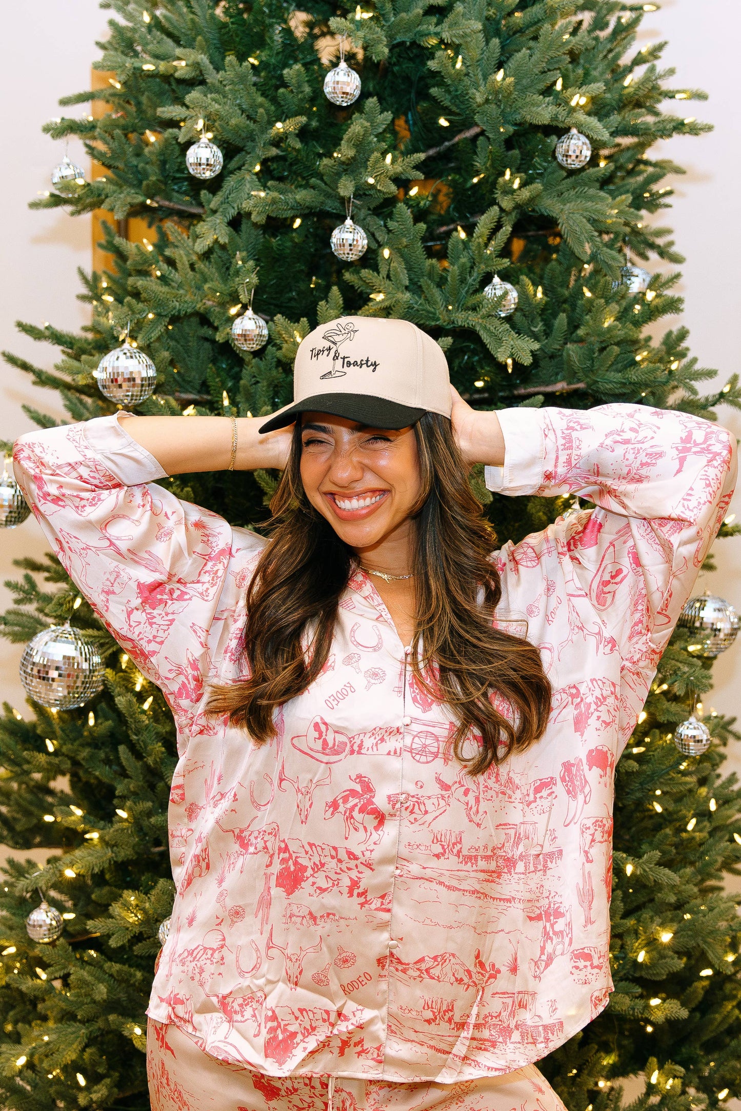 Tipsy & Toasty- Holiday Hat- Christmas Hat