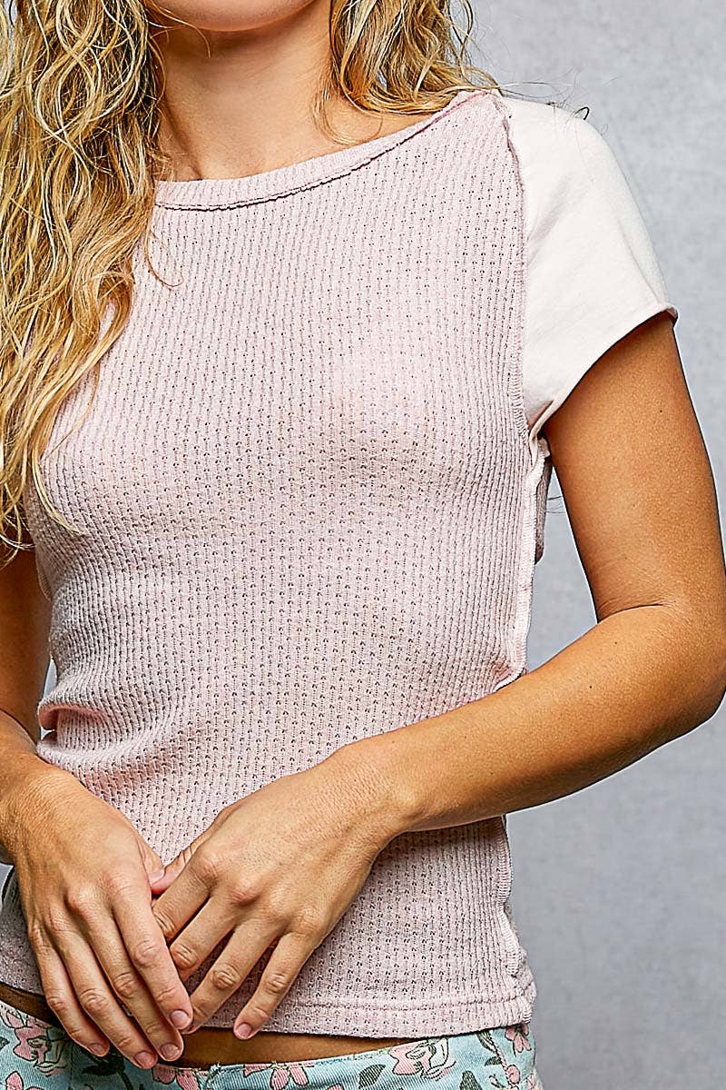 Hollen Tee: Pink