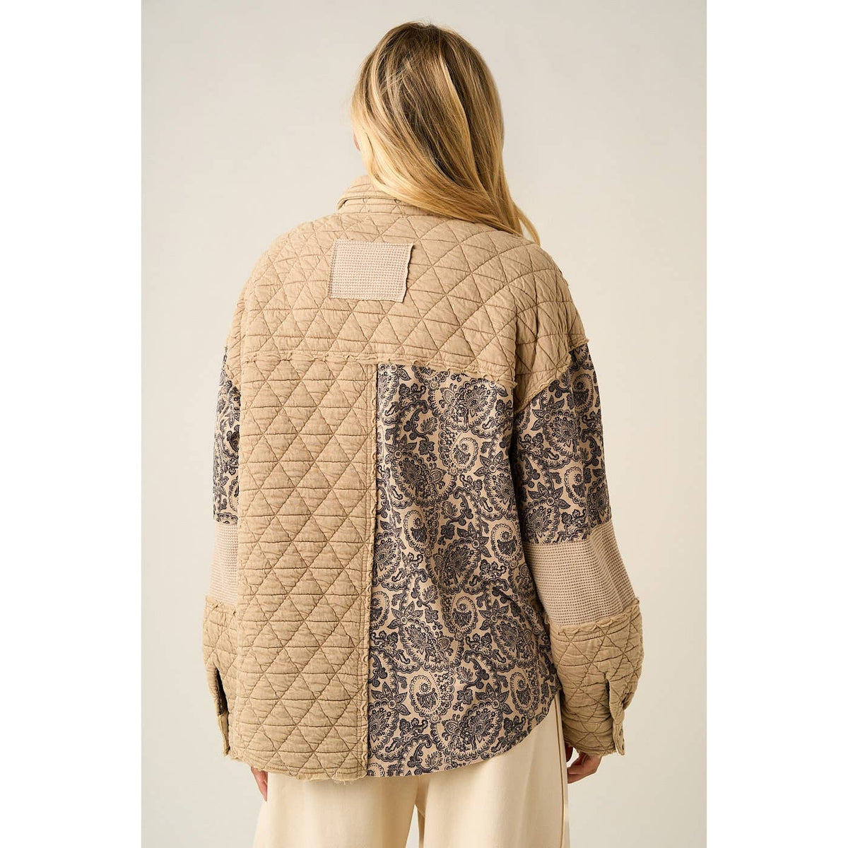 Penny Patchwork Quilted Shacket