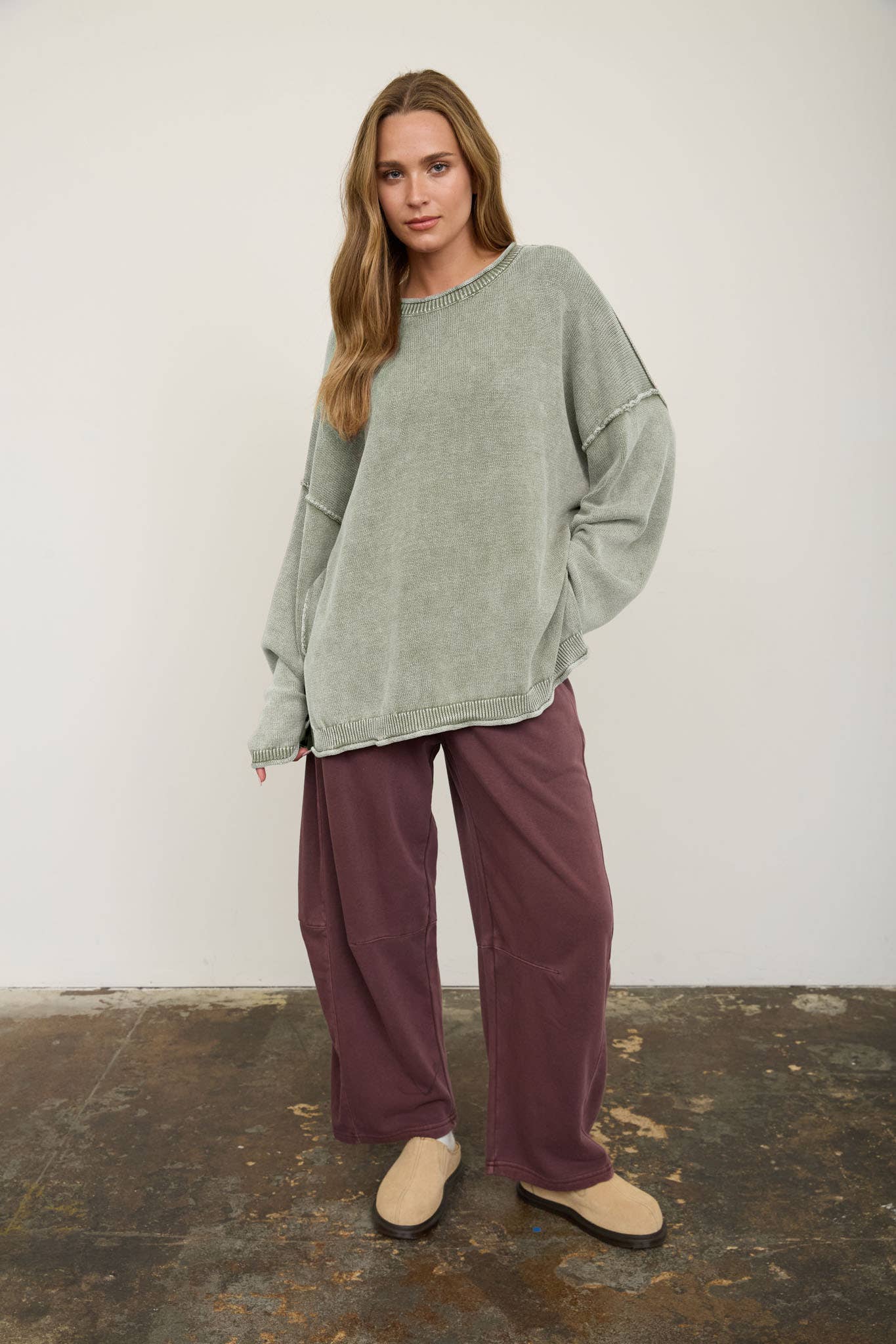 The Elowen Washed Pulled: LIGHT OLIVE