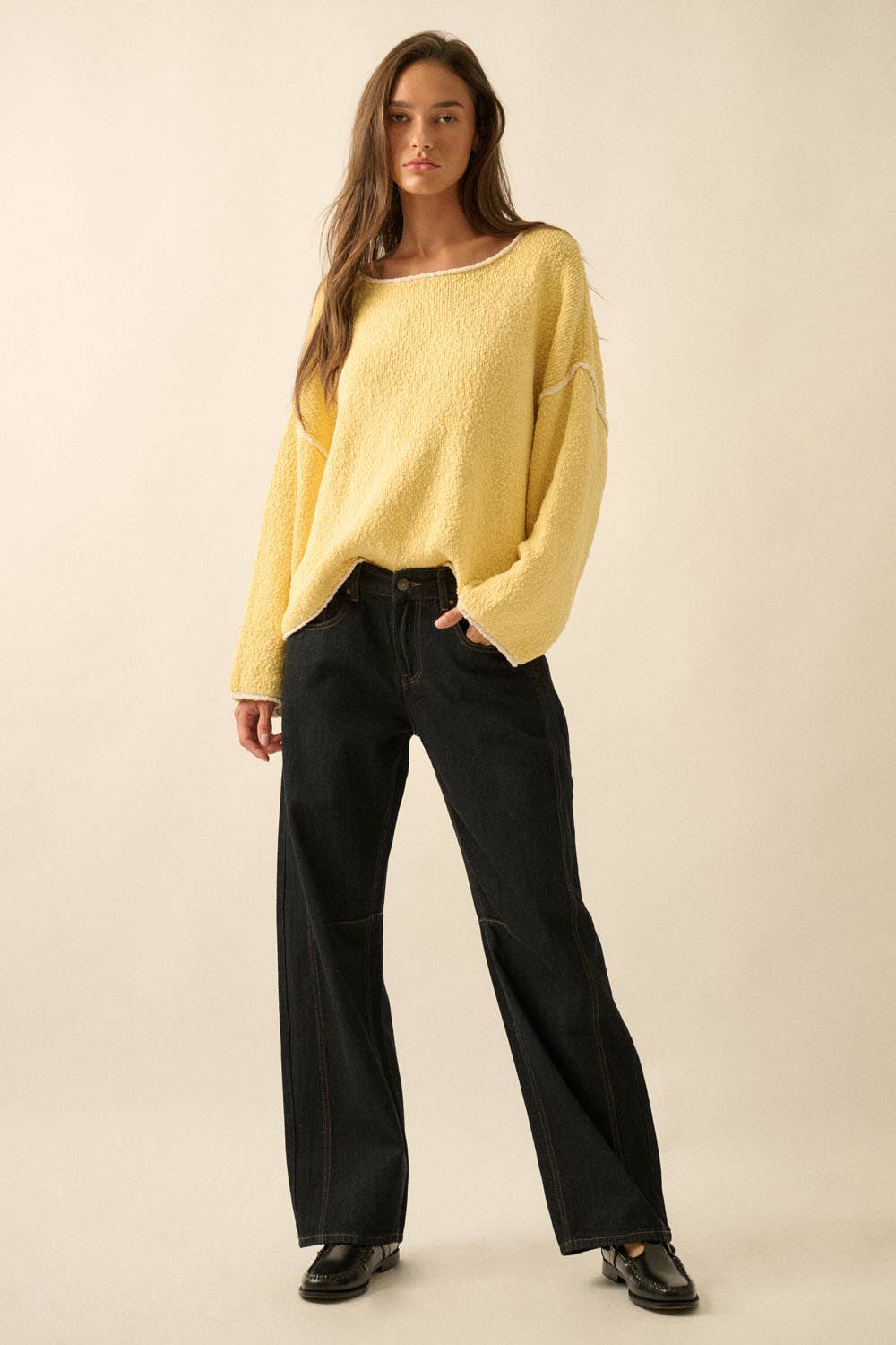 Toni Off The Shoulder Top: Butter
