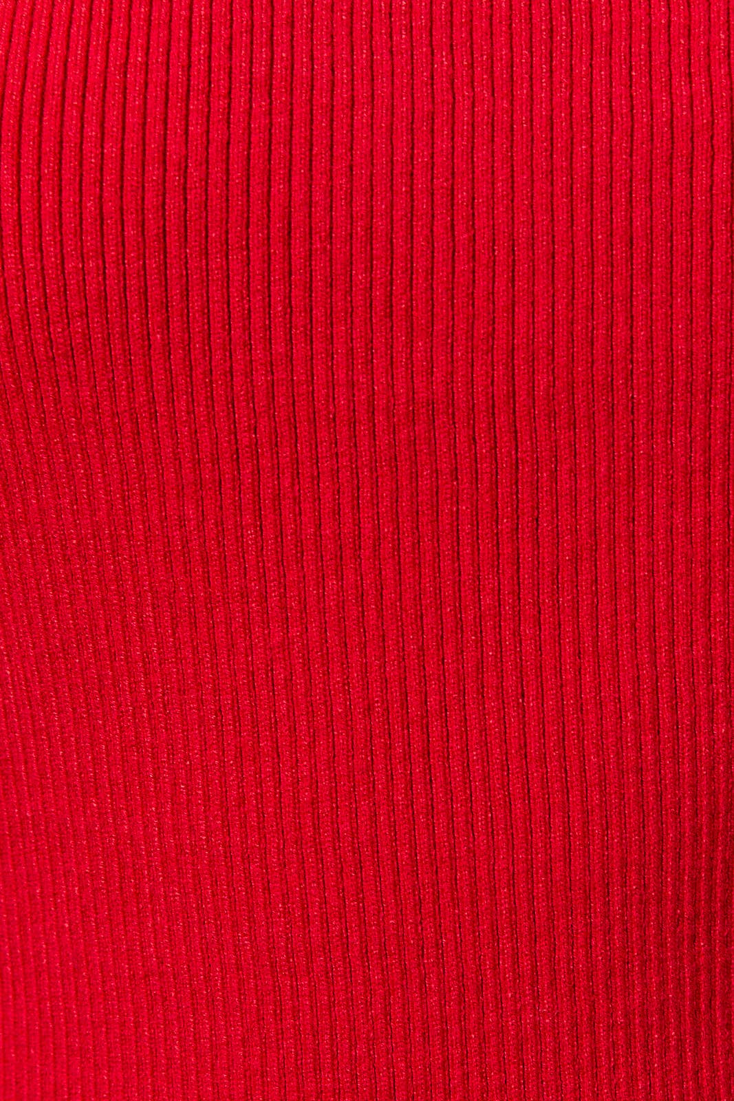 Brandy Side Button Tank: Red