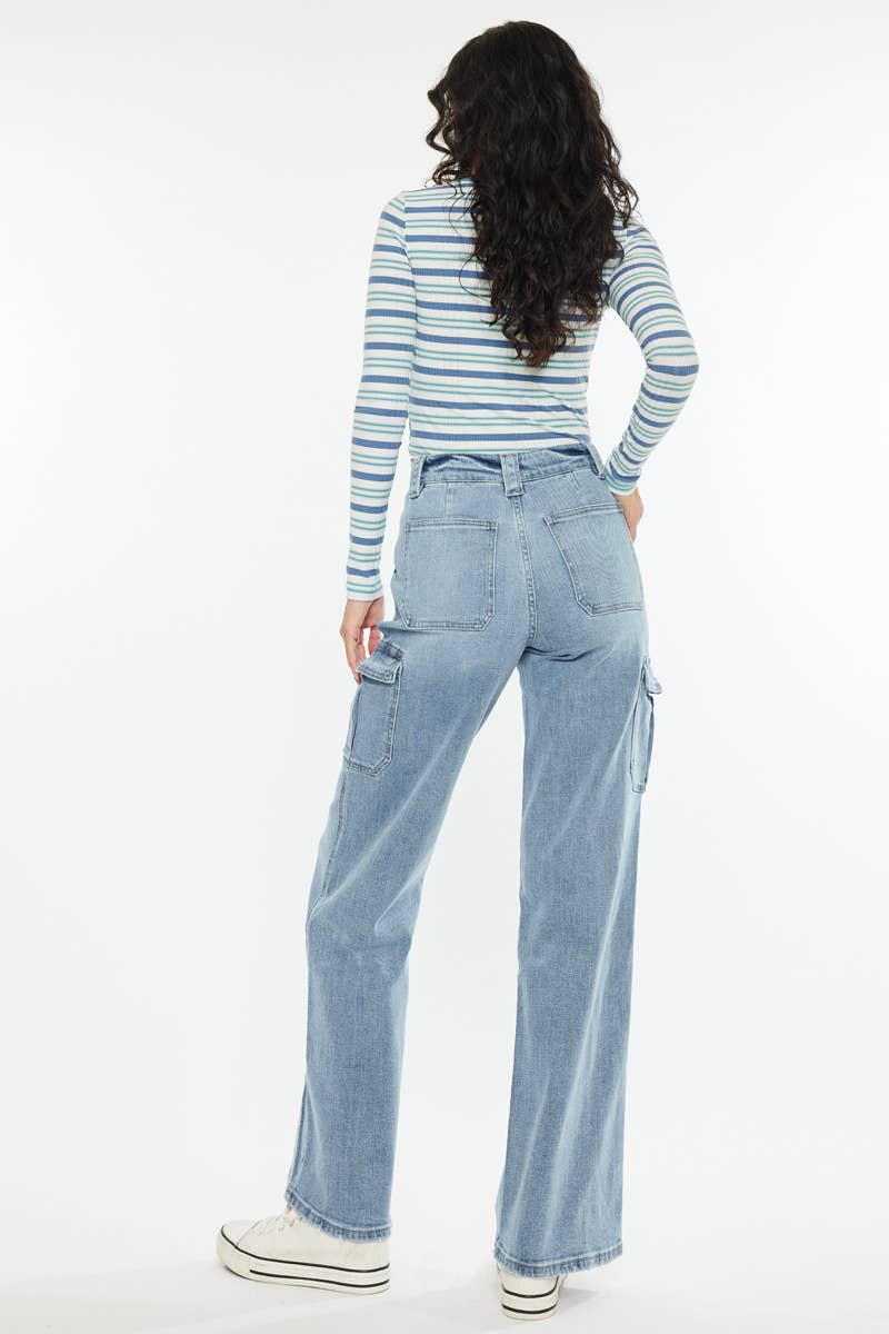 Ciera High Rise Cargo Denim