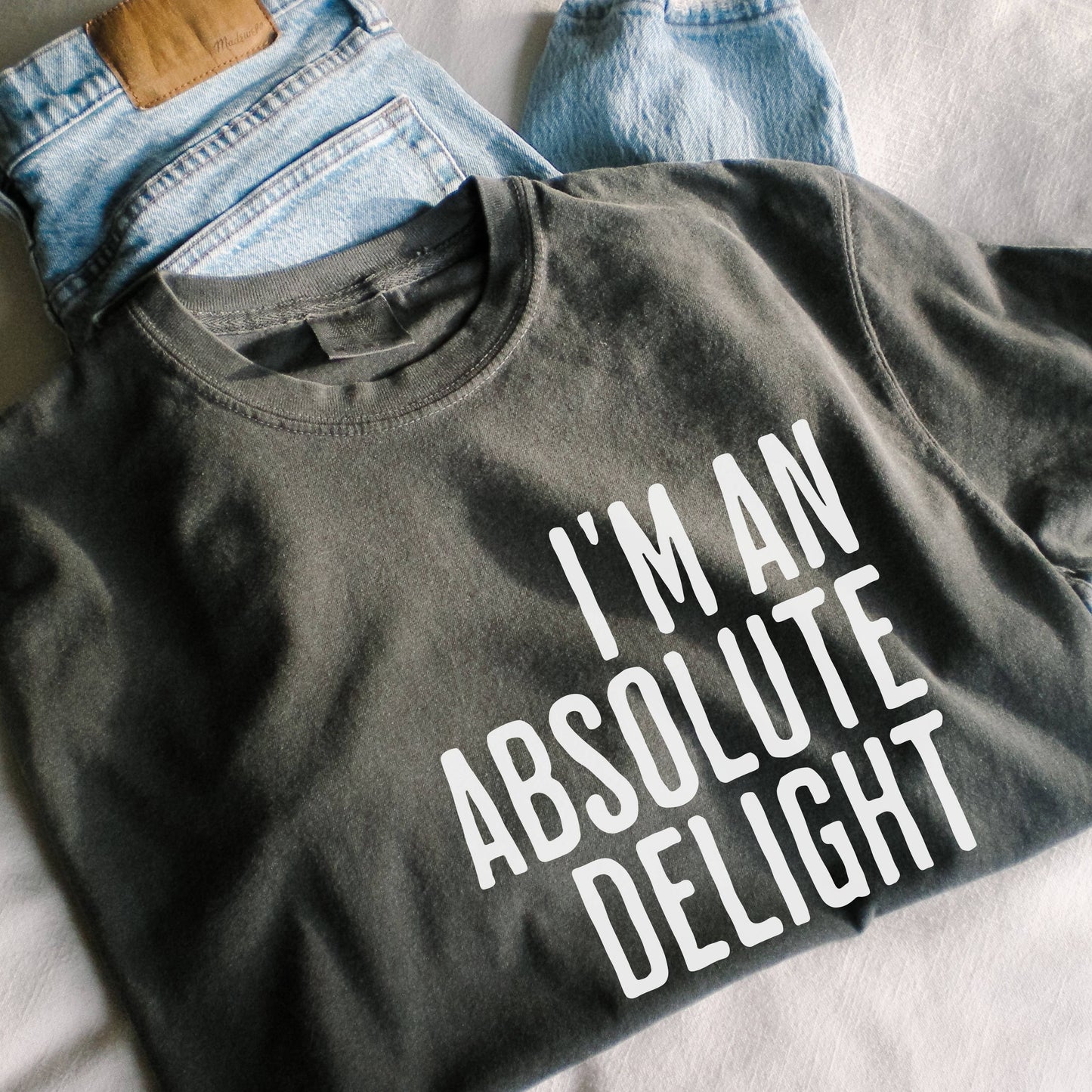 Absolute Delight Tee: Pepper