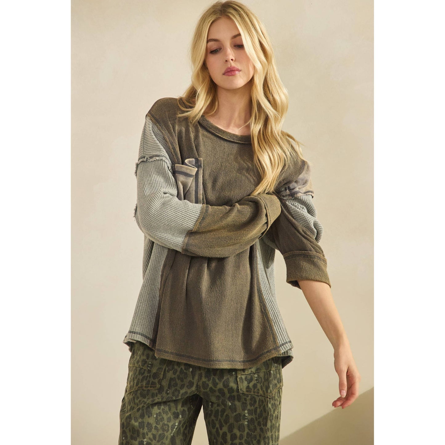 The Birdbie Patchwork Pullover