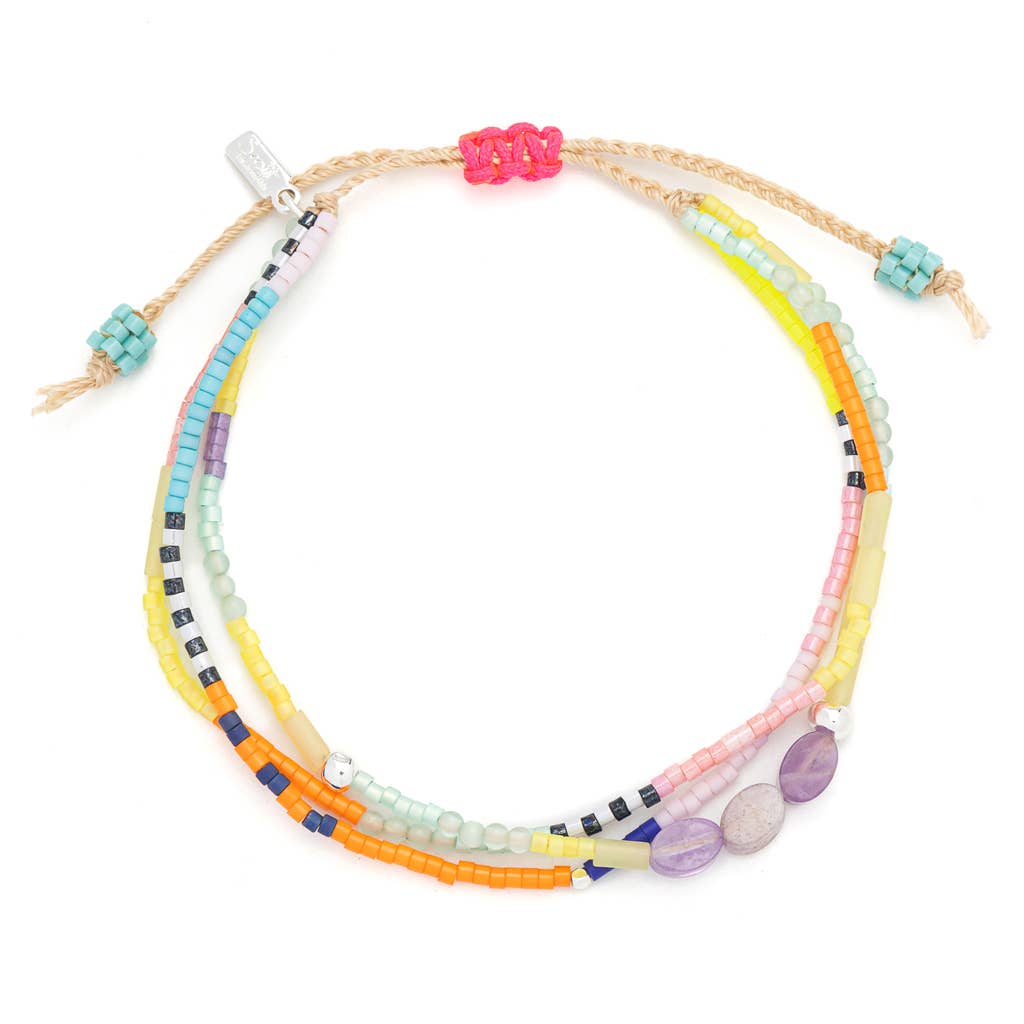 Mixed Media Bracelet - Protection